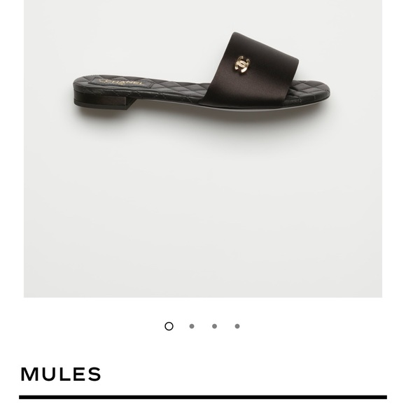 BNIB authentic Chanel blk mules - Picture 5 of 5